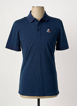 Polo croială cambrată mâneci scurte albastru LE COQ SPORTIF bărbat