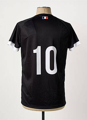 Tricou broderie mâneci scurte negru LE COQ SPORTIF bărbat