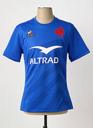 Tricou broderie mâneci scurte albastru LE COQ SPORTIF homme