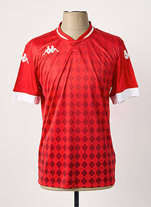 Tricou croială cambrată mâneci scurte roșu KAPPA bărbat