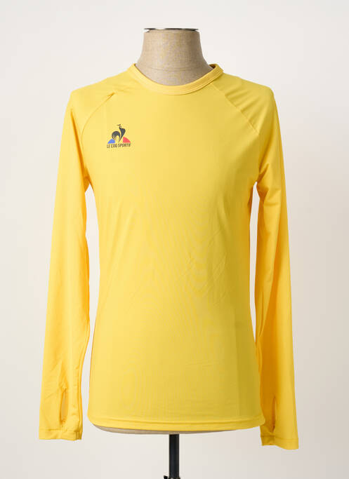 Tricou galben LE COQ SPORTIF bărbat
