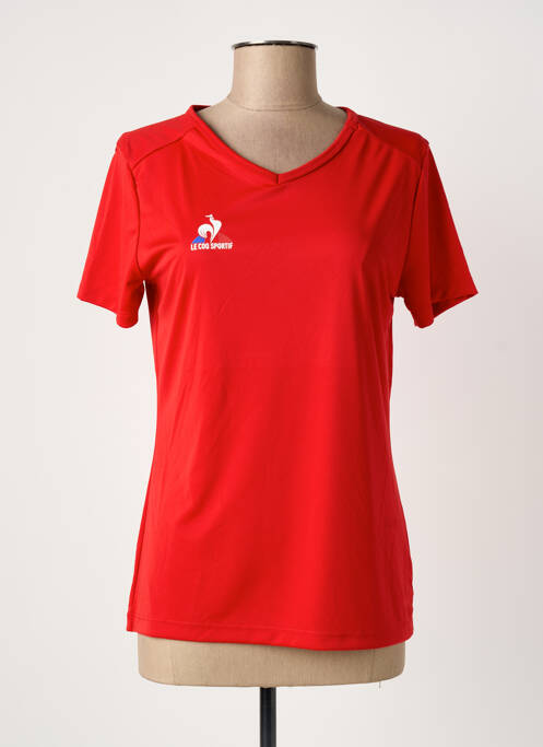 Tricou roșu LE COQ SPORTIF femeie