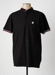 Polo croială cambrată fără mâneci negru AMERICAN COLLEGE homme