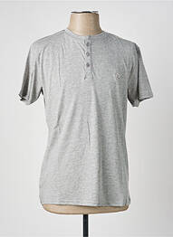 Tricou croială cambrată mâneci scurte gri PIERRE CARDIN homme