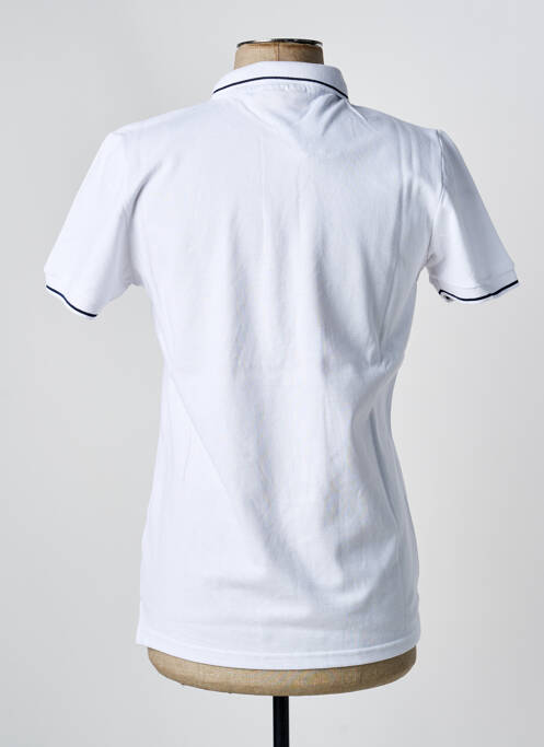 Polo alb AMERICAN COLLEGE bărbat