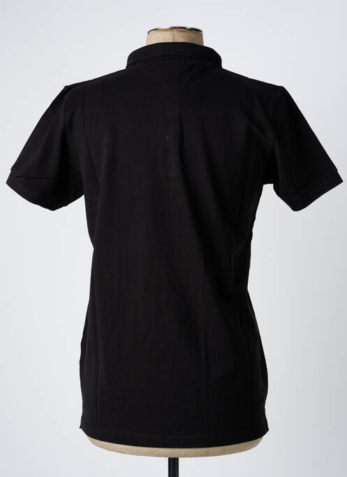 Polo negru AMERICAN COLLEGE bărbat