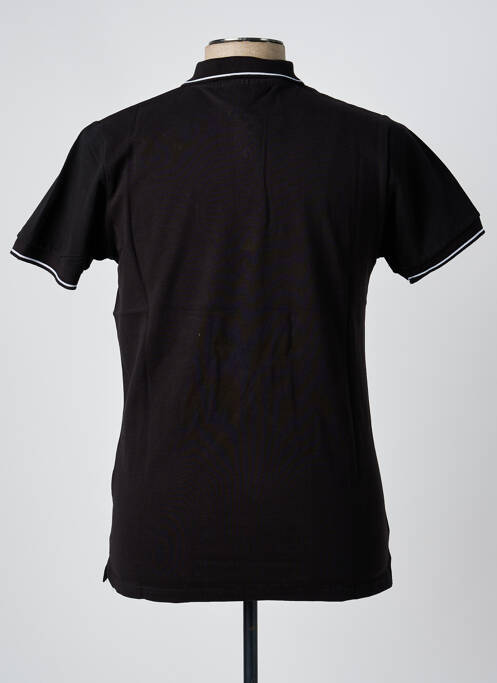 Polo negru AMERICAN COLLEGE bărbat