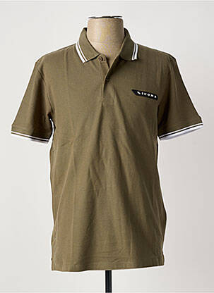 Polo elasticitate mâneci scurte verde ICON2 bărbat