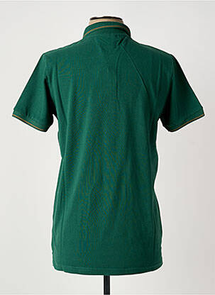 Polo elasticitate mâneci scurte verde AMERICAN COLLEGE bărbat