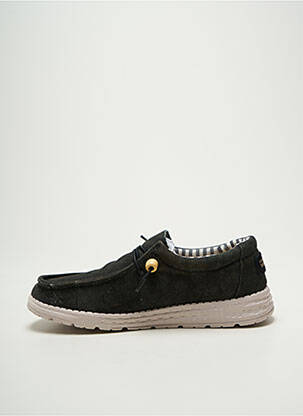 Adidași închidere elastică vârf rotund negru NATURAL WORLD unisex