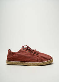Espadrile branț detașabil vârf rotund roșu NATURAL WORLD homme