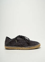 Espadrile branț detașabil vârf rotund negru NATURAL WORLD homme