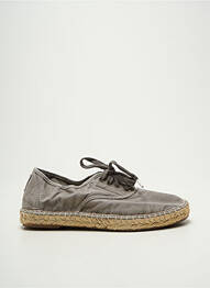 Espadrile închidere cu șireturi toc plat până la 3 cm gri NATURAL WORLD femme