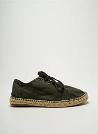 Espadrile branț detașabil vârf rotund verde NATURAL WORLD homme