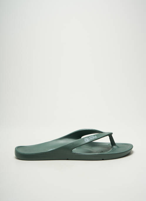 Șlapi verde NATURAL WORLD bărbat