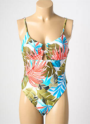 Costum de baie dintr-o singură piesă verde HIBIKINI femeie