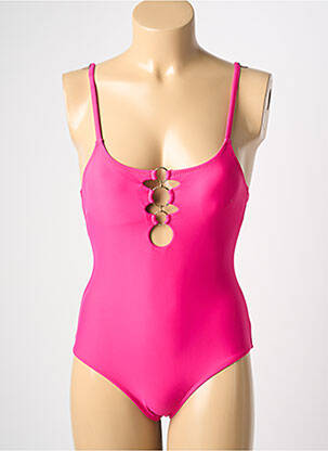 Costum de baie dintr-o singură piesă roz VIDOYA femeie
