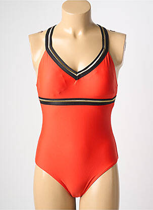 Costum de baie dintr-o singură piesă portocaliu HIBIKINI femeie