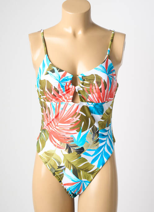 Costum de baie dintr-o singură piesă verde HIBIKINI femeie