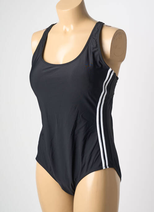 Costum de baie dintr-o singură piesă negru POWER FLOWER femeie