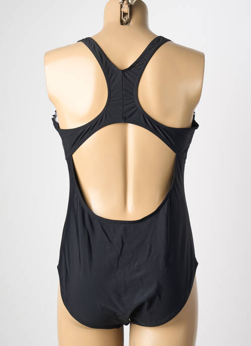 Costum de baie dintr-o singură piesă negru POWER FLOWER femeie