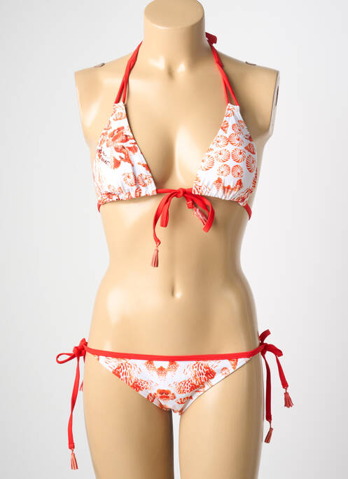 Costum de baie din două piese roșu DAG ADOM femeie