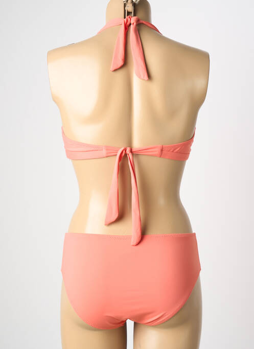 Costum de baie din două piese roz POWER FLOWER femeie