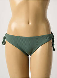 Chiloți de baie efect material satinat bikini verde DAG ADOM femme