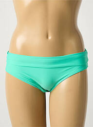 Chiloți de baie țesătură satinată chiloți verde BIKKI BEACH femme