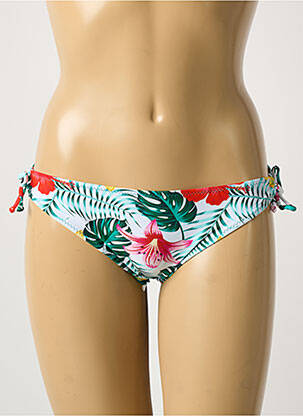 Chiloți de baie imprimeu floral bikini verde VERY ZEN femeie