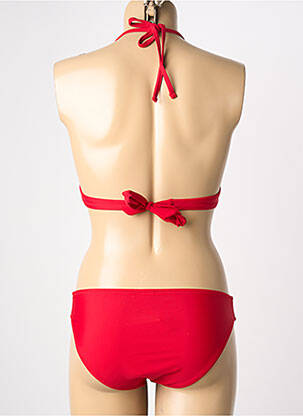 Costum de baie din două piese elasticitate top sutien modelat roșu VERY ZEN femeie