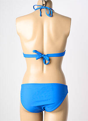 Costum de baie din două piese elasticitate top sutien modelat albastru VERY ZEN femeie