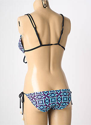 Costum de baie din două piese elasticitate top triunghiuri albastru MARIE FRANCE femeie