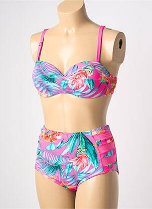 Costum de baie din două piese roz JET femeie