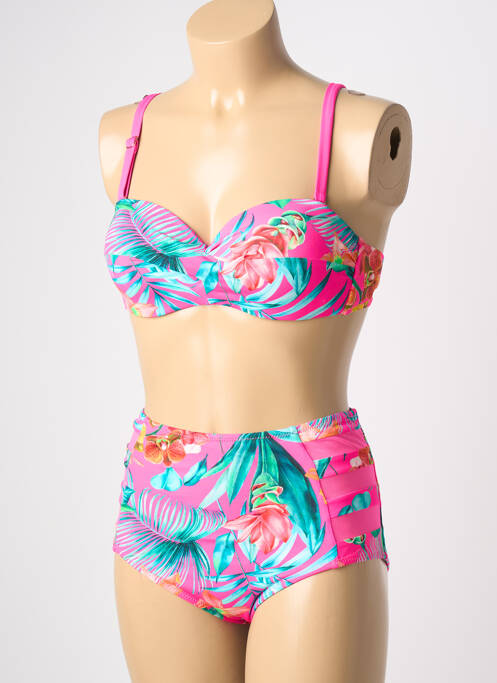 Costum de baie din două piese roz JET femeie