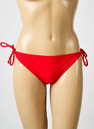 Chiloți de baie elasticitate bikini roșu POWER FLOWER femme