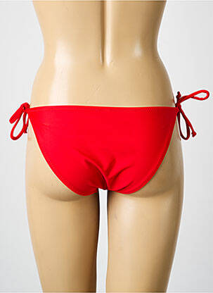 Chiloți de baie elasticitate bikini roșu POWER FLOWER femeie