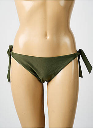 Chiloți de baie elasticitate bikini verde RAE femeie