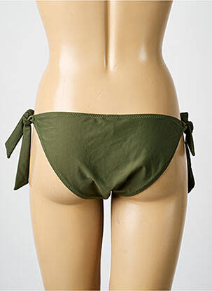 Chiloți de baie elasticitate bikini verde RAE femeie