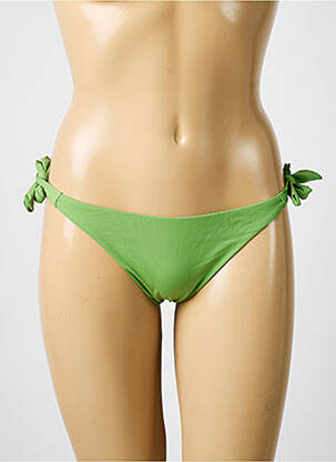 Chiloți de baie elasticitate bikini verde RAE femeie