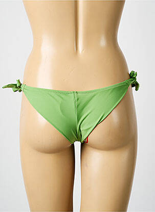 Chiloți de baie elasticitate bikini verde RAE femeie