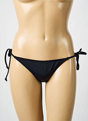 Chiloți de baie elasticitate șnur negru RAE femme