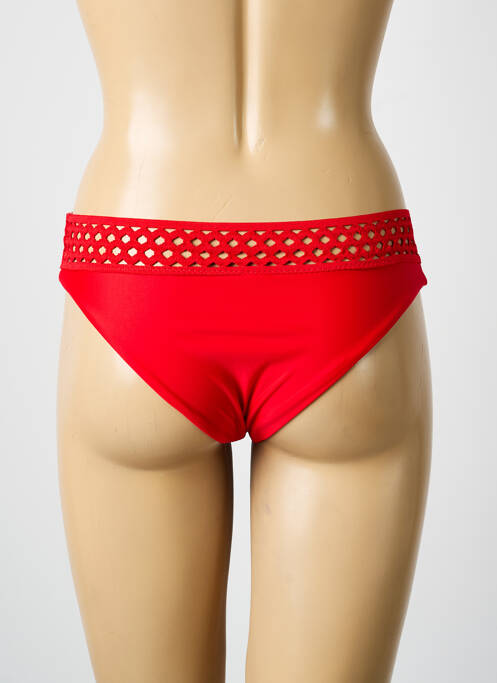 Chiloți de baie roșu VIOLETTA femeie