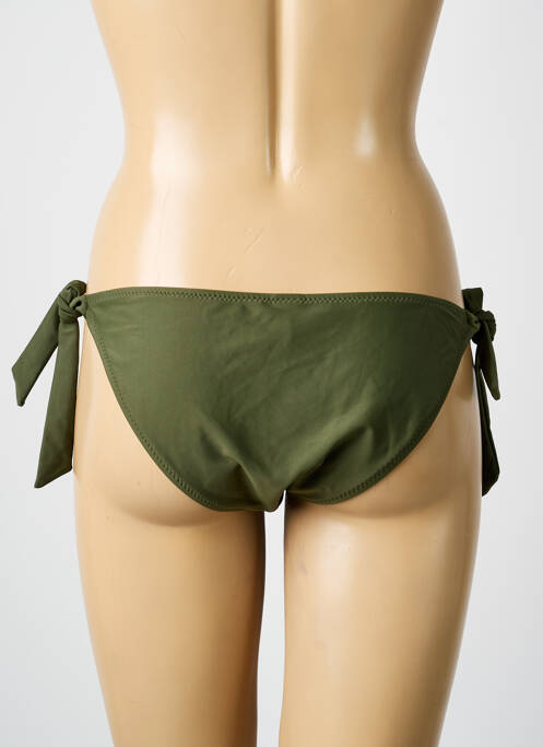 Chiloți de baie elasticitate bikini verde RAE femme