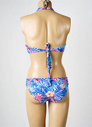 Costum de baie din două piese elasticitate sutiene albastru LEMON BAY femeie
