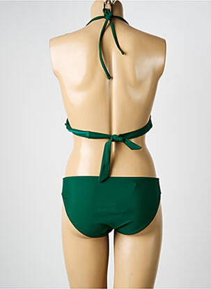 Costum de baie din două piese elasticitate top sutien modelat verde VERY ZEN femeie