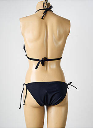 Costum de baie din două piese elasticitate top triunghiuri negru VERY ZEN femeie
