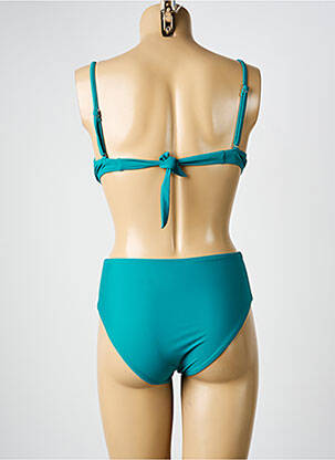 Costum de baie din două piese elasticitate top sutien modelat verde VERY ZEN femeie