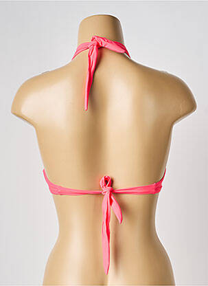 Sutien de costum de baie elasticitate top sutien push-up roz ESTHER QUEEN femeie