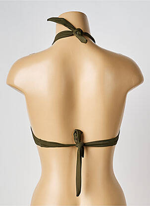 Sutien de costum de baie elasticitate top sutien push-up verde ESTHER QUEEN femeie